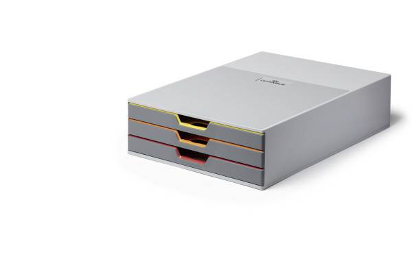 POJEMNIK DURABLE VARICOLOR Z 3 KOLOROWYM SZUFLADKA