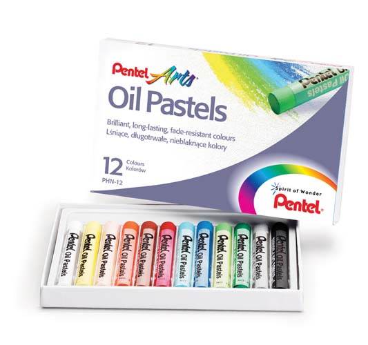PASTELE OLEJNE PENTEL PHN 12 SZT
