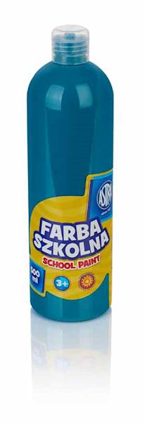 FARBA SZKOLNA ASTRA 500 ML TURKUSOWA