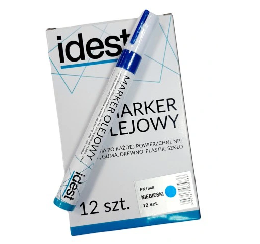 MARKER OLEJOWY IDEST NIEBIESKI