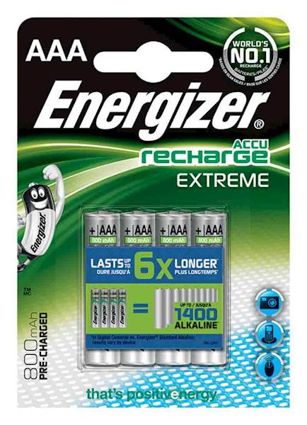 AKUMULATOR ENERGIZER EXTREME AAA 4szt HR03 800MAh