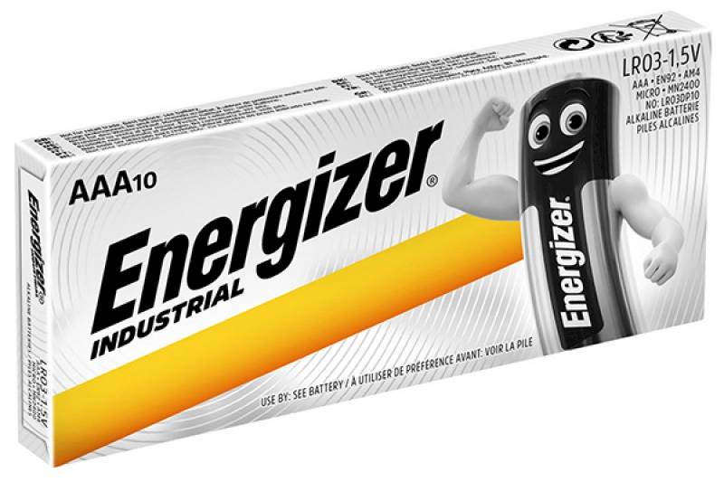 BATERIA LR03 ENERGIZER INDUSTRIAL AAA 10 SZT