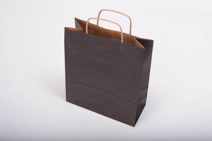 TORBA PAPIEROWA ECOBAG 240X100X320 CZARNA