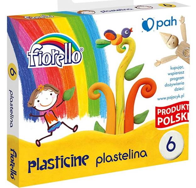 PLASTELINA FIORELLO  6 KOLORÓW 