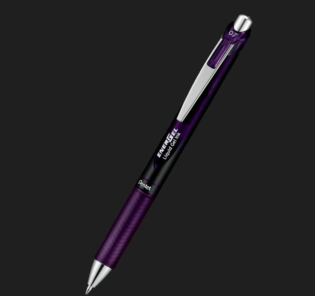 Pióro kulkowe Pentel Energel komplet 3 unikatowych kolorów + 3 wkłady z koloru GRATIS