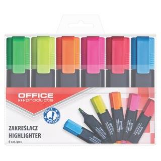 ZAKREŚLACZ OFFICE PRODUCTS 6 KOLORÓW