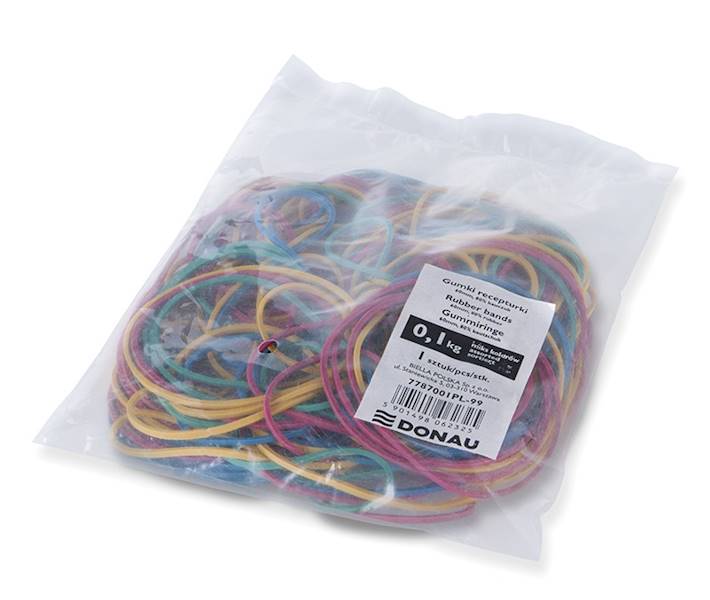 GUMKI RECEPTURKI DONAU 100G MIX KOLORÓW WOREK