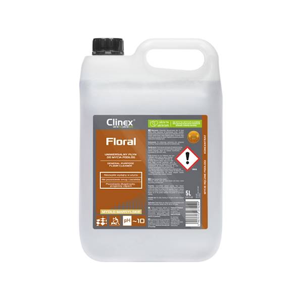 Uniwersalny płyn do mycia podłóg CLINEX Floral, mydło marsylskie, 1l