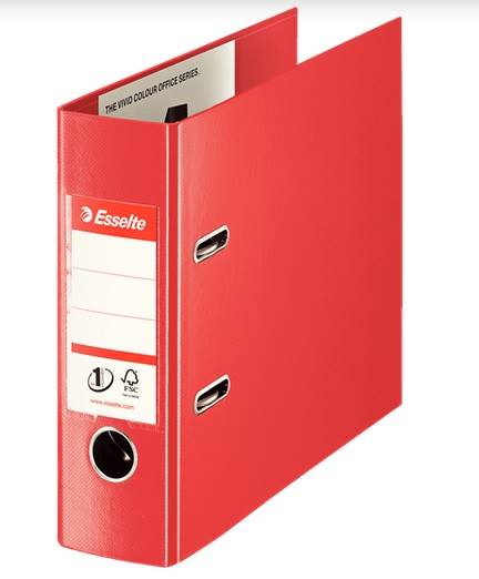 Segregator bankowy VIVIDA A5 75mm czerwony 468930