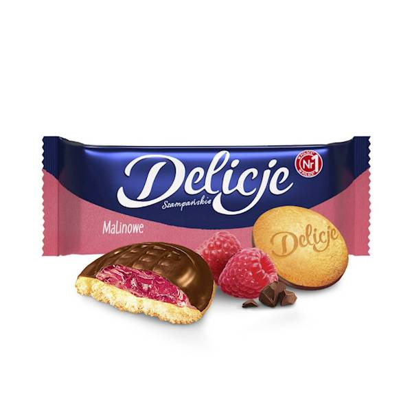 S CIASTKA DELICJE SZAMPAŃSKIE MALINOWE