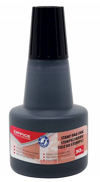 TUSZ DO STEMPLI OFFICE PRODUCTS CZARNY