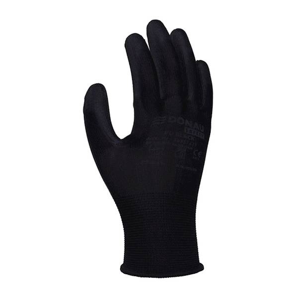 RĘKAWICE OCHRONNE DONAU SAFETY PU CZARNE 10 XL
