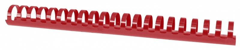 Grzbiety do bindowania A4 28,5mm czerwone 50 szt.