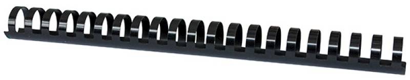 Grzbiety do bindowania A4 25mm czarne 50 szt.