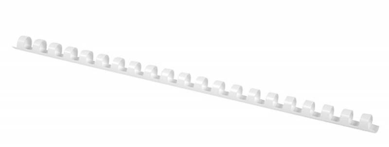 Grzbiety do bindowania A4 14mm białe 100 szt.