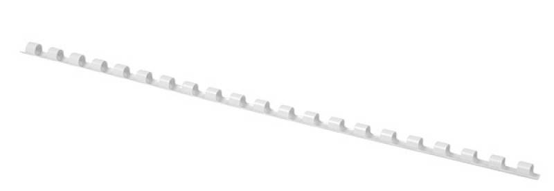 Grzbiety do bindowania A4  6mm białe 100 szt