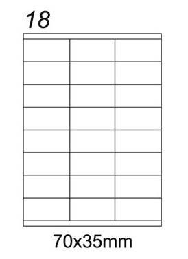 ETYKIETA ADRESOWA  70X36 100