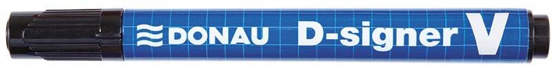 Marker permanentny DONAU D-Signer V, ścięty, 1-4mm