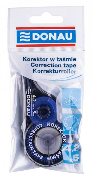 Korektor w taśmie DONAU, myszka, 4,2mmx5m