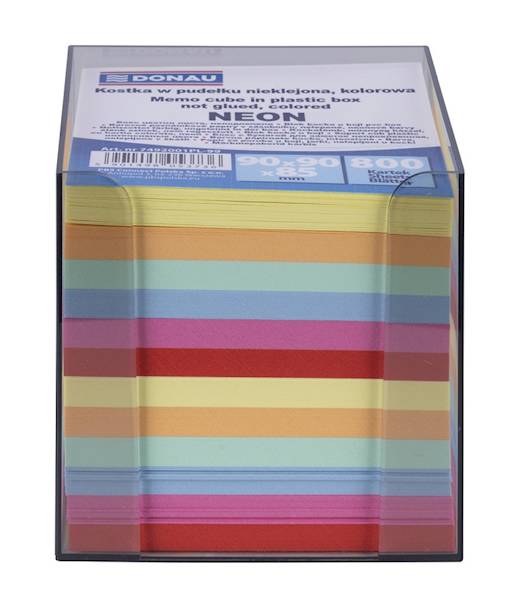 Kostka DONAU nieklejona, w pudełku, 95x95x95mm, ok