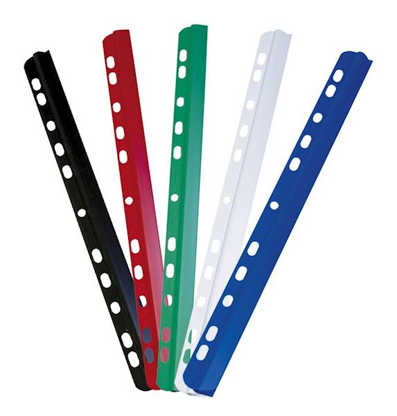 Listwa zaciskająca DONAU, PVC, A4, 6mm, do 60 kart