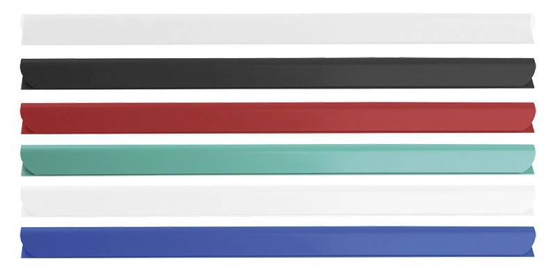 Listwa zaciskająca DONAU, PVC, A4, 6mm, do 60 kart