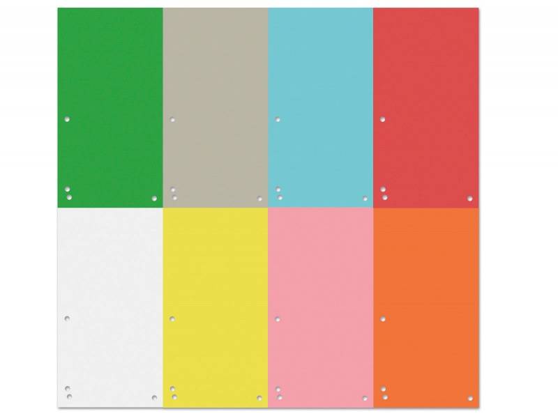 Przekładki DONAU, karton, 1/3 A4, 235x105mm, 100sz