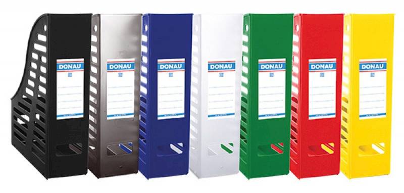 Pojemnik ażurowy na dokumenty DONAU, PP, A4, skład