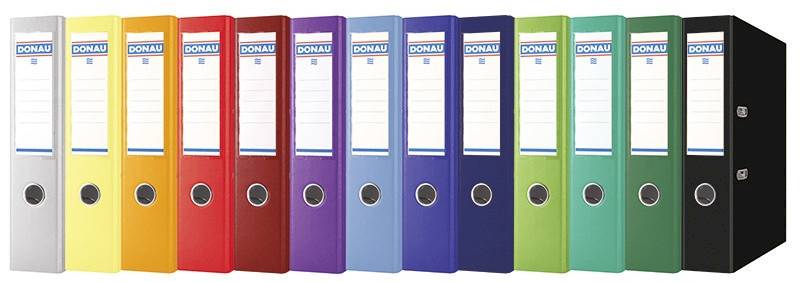 Segregator DONAU Premium-S, PP, A4/75mm, czerwony