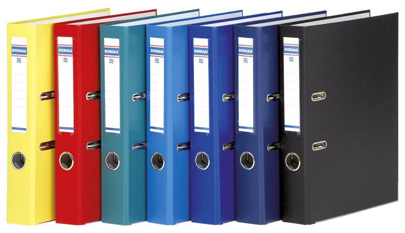 Segregator DONAU Master-S z szyną, PP, A4/50mm, ci