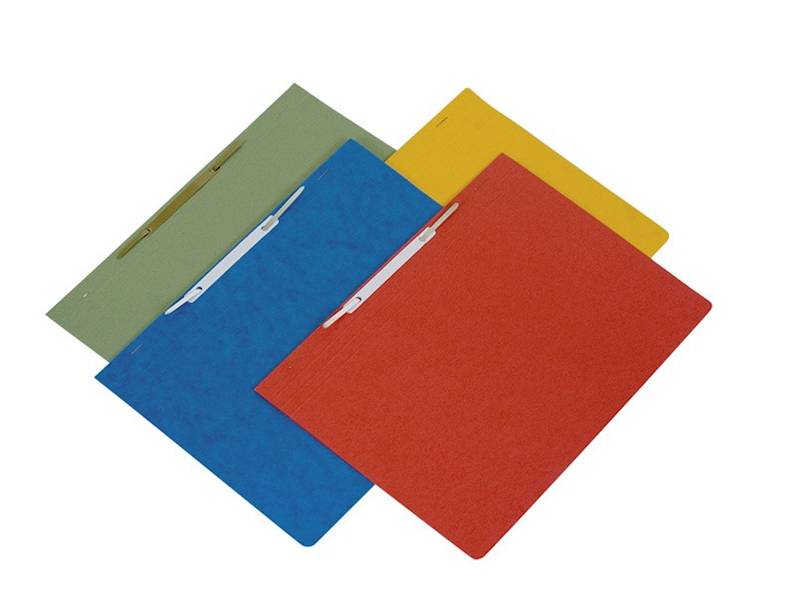 Skoroszyt DONAU, preszpan, A4, twardy, 390gsm, cze