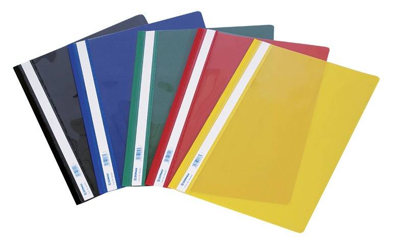 Skoroszyt DONAU, PVC, A4, twardy, 150/160mikr., cz