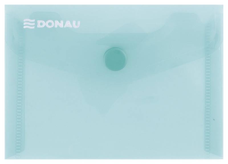 Teczka kopertowa DONAU zatrzask, PP, A7, 180mikr.,