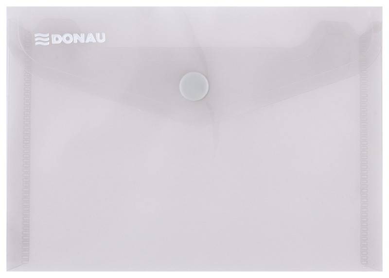 Teczka kopertowa DONAU zatrzask, PP, A6, 180mikr.,