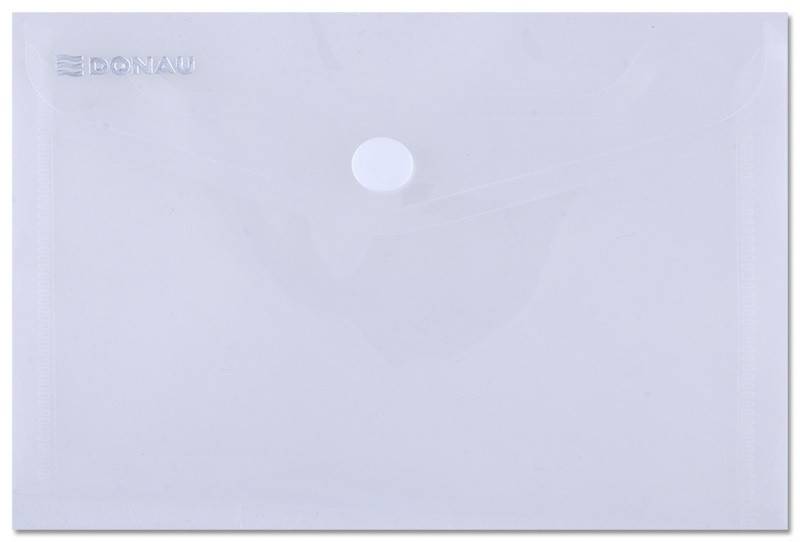 Teczka kopertowa DONAU zatrzask, PP, A6, 180mikr.,