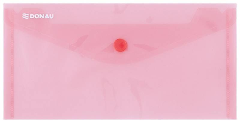 Teczka kopertowa DONAU zatrzask, PP, DL, 180mikr.,