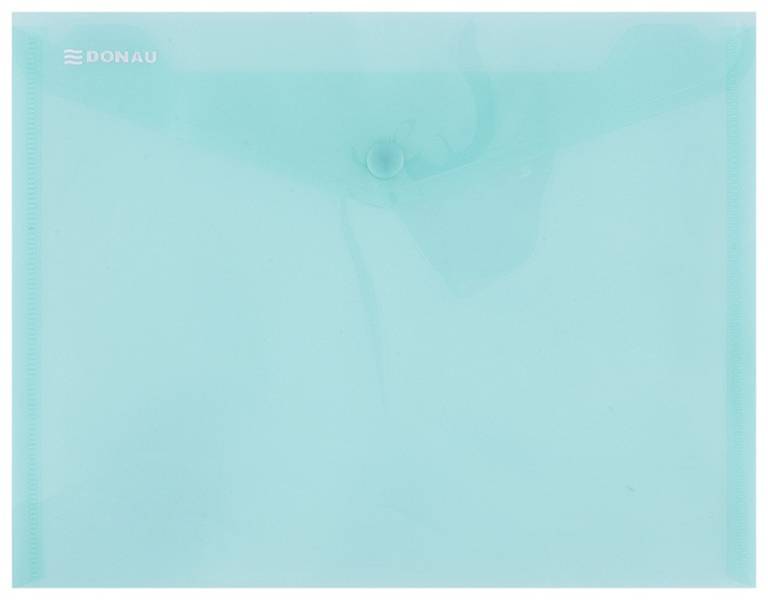 Teczka kopertowa DONAU zatrzask, PP, C5, 180mikr.,