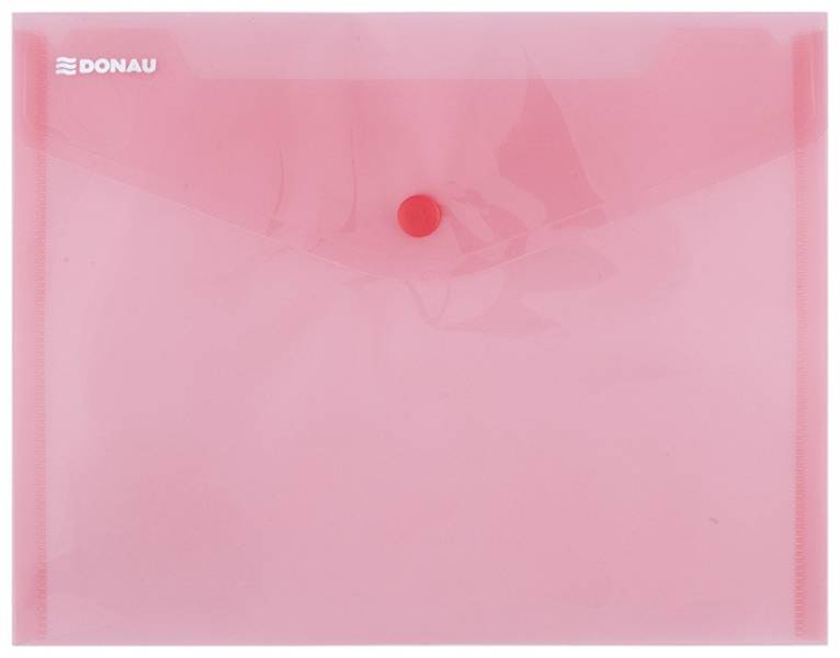 Teczka kopertowa DONAU zatrzask, PP, C5, 180mikr.,