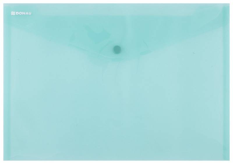 Teczka kopertowa DONAU zatrzask, PP, A4, 180mikr.,