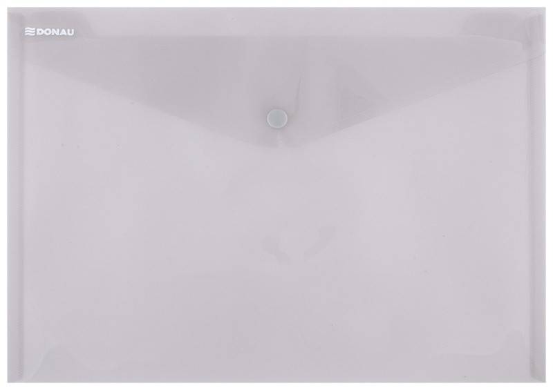 Teczka kopertowa DONAU zatrzask, PP, A4, 180mikr.,