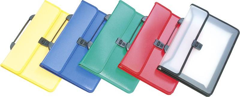 Teczka dwukieszeniowa DONAU, PP, A4, z rączką, tra