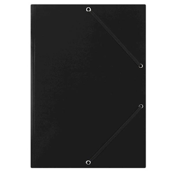 Teczka z gumką DONAU, karton, A4, 400gsm, 3-skrz.,