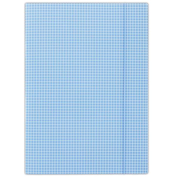 Teczka z gumką DONAU, karton, A4, 400gsm, 3-skrz.,