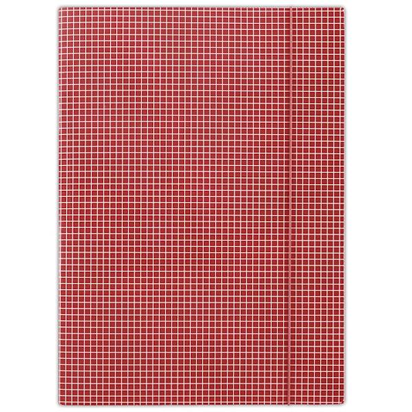 Teczka z gumką DONAU, karton, A4, 400gsm, 3-skrz.,