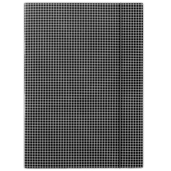 Teczka z gumką DONAU, karton, A4, 400gsm, 3-skrz.,