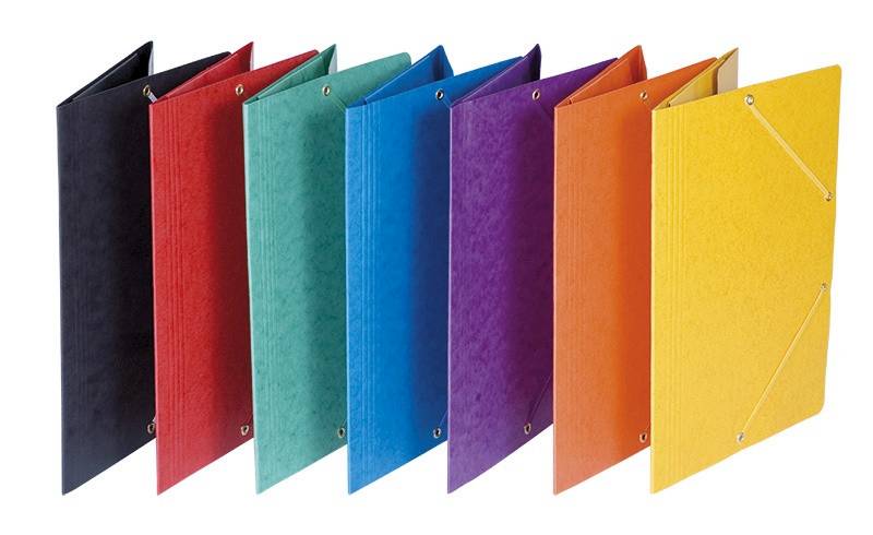 Teczka z gumką DONAU, preszpan, A4, 390gsm, 3-skrz