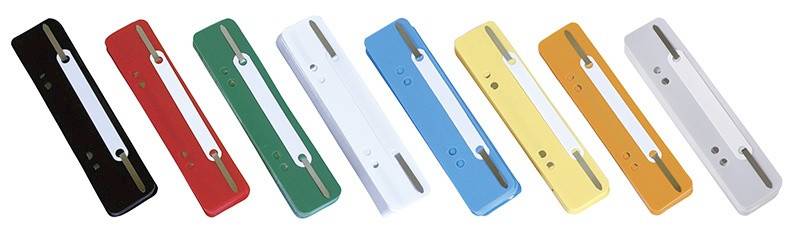 Wąsy skoroszytowe DONAU, PP, z metalową blaszką, 2