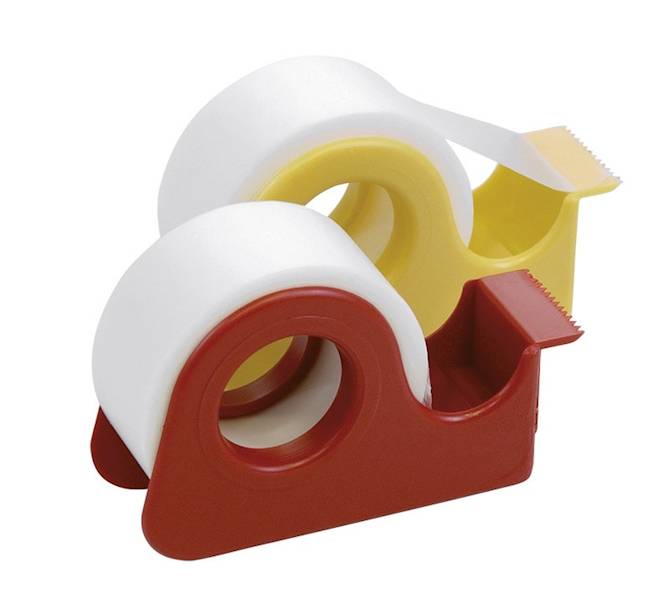 Taśma biurowa z dyspenserem DONAU, matowa, 19mm, 1