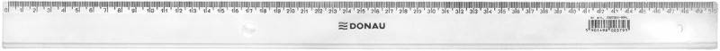 Linijka DONAU, 50cm, transparentna