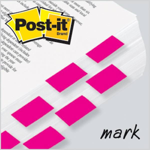 Zakładki indeksujące POST-IT® (680-21), PP, 25,4x4